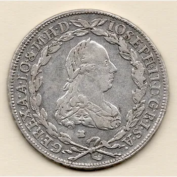 Mincovna Kremnica Josef II. – 20 krejcar 1778 B/SK-PD Kremnica