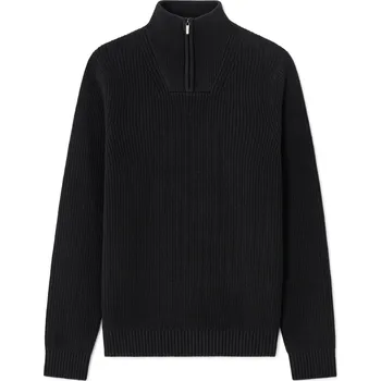 Pánské oblečení Pánský svetr Celio Metrucker s vysokým límcem Celio černá 3506158