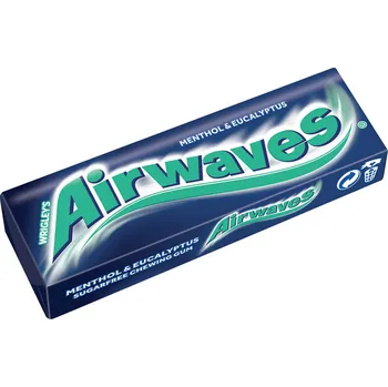 Cukrovinka AIRWAVES mentol+eukal. dražé 14g cena za kartonové balení (Kartonové balení : 30 ks)