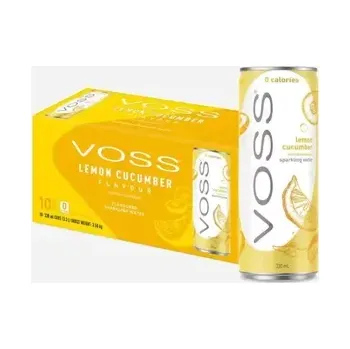 Proteinový nápoj Ochucená perlivá voda citrón a okurka 330 ml