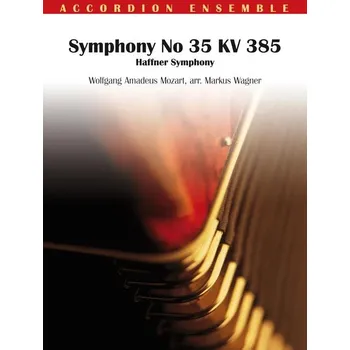Symphony No 35 KV 385 - Haffner Symphony - noty pro akordeonov orchestr 807815