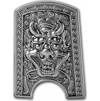 Stříbrná 3D Medaile 1/2 oz Doggaebi Chiwoo Shiled