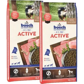 Krmivo pro psa Bosch Active, drůbež 2x15kg