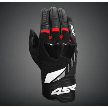 Moto oblečení 4SR rukavice stunt červené – XS
