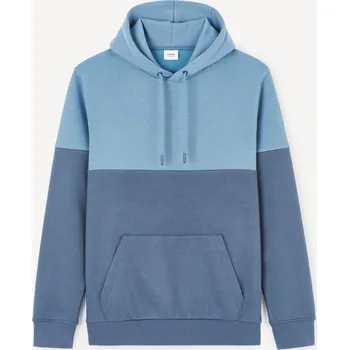Pánské oblečení Celio Mikina s kapucí Jecobloco 1152288 Modrá XL