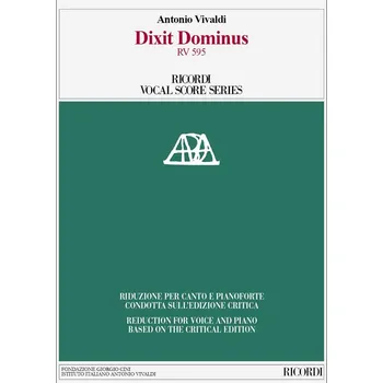 Dixit Dominus RV 595 - Ed. critica M. Talbot - Riduzione per canto e pianoforte di A. Frig - rie pro zpv a klavr 767315