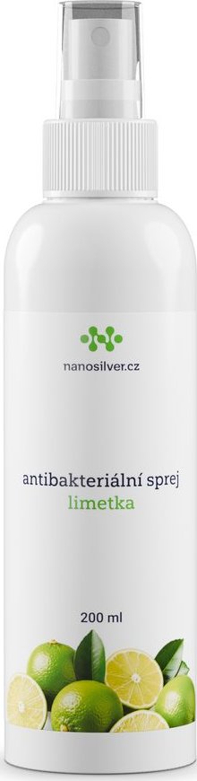 Antibakteriální sprej nanosilver - desinfekce s vůni limetky - 200 ml