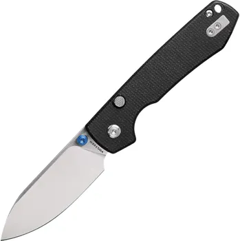 Vosteed Raccoon (Top Liner Lock) 14C28N Satin Black Micarta A2903