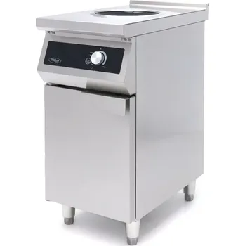 Varná deska Maxima Indukční wok vařič 700 - Ø28cm - 5000W - se stojanem | 09371300