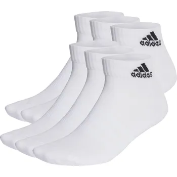 Pánské oblečení ADIDAS Ponožky Cushioned Sportswear Ankle – 6 párů 43/45 BÍLÁ|ČERNÁ