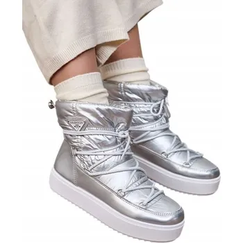 Dívčí sněhule STŘÍBRNÉ DÁMSKÉ SNĚHULE VEVNOSE 40