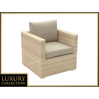 DEOKORK Ratanové křeslo MALIBU (cappuccino)