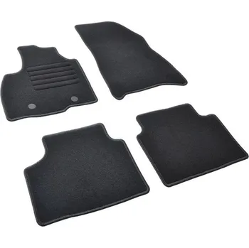 autokoberec Autokoberce textilní přesné černé / černé obšití - Dacia Duster III (Typ P1310) MHEV (2023-) 5-sedadel