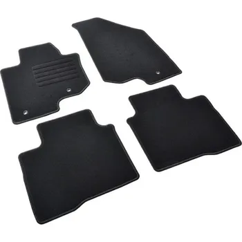 autokoberec Autokoberce textilní přesné černé / černé obšití - KGM Torres EXV (2024-) Sedan 5-sedadel