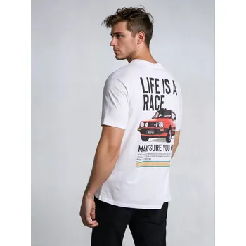 Dámské spodní prádlo Sinsay - Bavlněná košilka s potiskem Volkswagen - bílá - 921GP-00X - 921GP-00X-2XL