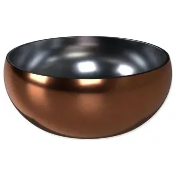 Miska pro psa Miska Dog Fantasy s dvojitou stěnou rosegold 12cm, 376ml