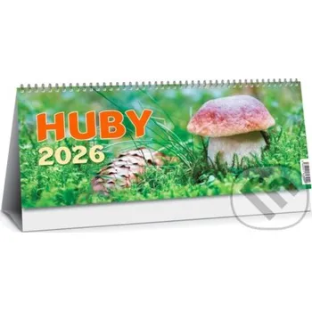 Doplněk ke knize Huby 2026 - stolový kalendár - Press Group Press Group