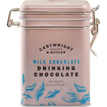 Čokoláda Cartwright & Butler CARTWRIGHT & BUTLER Horká mléčná čokoláda v plechové dóze 250g 4909
