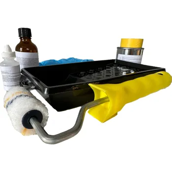 Sada nářadí Průhledný protiskluzový nátěr SaniGrip - DIY set na 2 m²