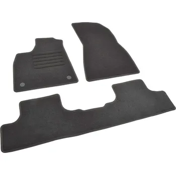 autokoberec Autokoberce textilní přesné černé / černé obšití - Renault 5 E-Tech (2024-) 5-sedadel