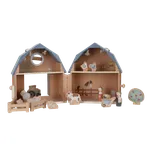 LITTLE DUTCH Domeček pro panenky dřevěný přenosný Farma