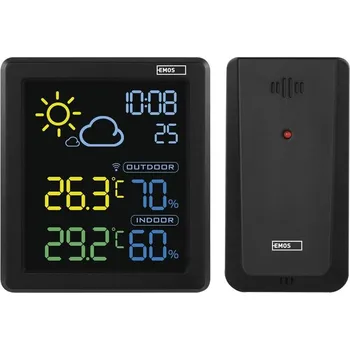 Meteostanice EMOS E8647N černá