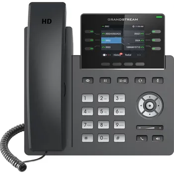 Stolní telefon Grandstream GRP2613, 2.8" LCD bar. disp., 3 SIP, Gbit, PoE, 24dig. tl.,