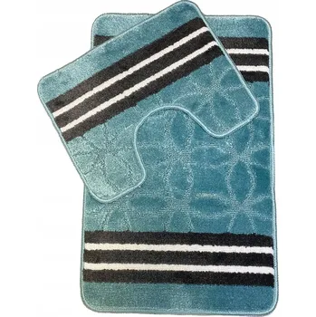Koupelnová předložka Koupelnová předložka Sindbad, vícebarevná, 50x80 cm, sada 2 ks