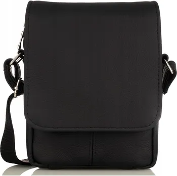 Kabelka Kabelka Přes Rameno pánská kožená taška z přírodní kůže crossbody černá