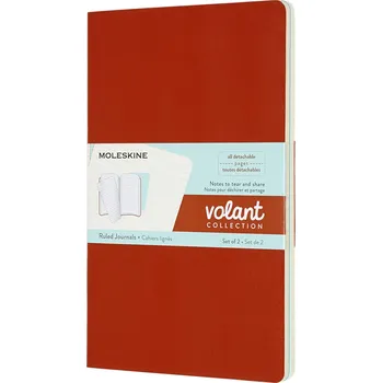 Diář Moleskine, Linkované sešity Moleskine Volant L oranžové a modré 2 ks - Formadore