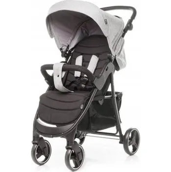 Kočárek Sportovní kočárek 4BABY Rapid XXIII Melange Light Grey