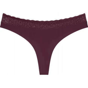 Kalhotky Dámské TANGA kalhotky Triumph Feel of Modal String Bordó Velikost 38