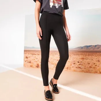 Legíny s prošitými puky černá 50