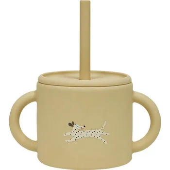 OYOY, Hrnek se slámkou Enkei, 160 ml, béžový - Formadore