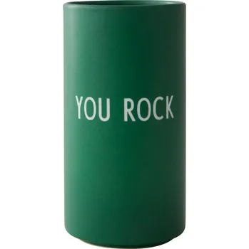Váza Design Letters, Váza nebo svícen Favourite YOU ROCK zelená - Formadore