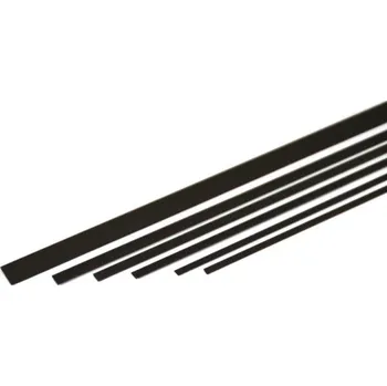 Modelářský uhlík Uhlíková pásnice 1.0x4.0mm (1m)