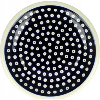 Talíř Mělký jídelní talíř Bolesławiec 27,2 cm