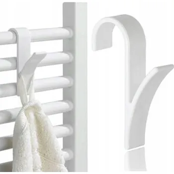 Věšák Háček bez vrtání Bílá Ikonka