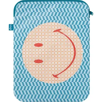 LOQI, Pouzdro na notebook Smiley s geometrickým vzorem 26 x 36 cm - Formadore