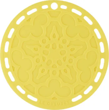 Úložný box Le Creuset, Podložka pod horké nádobí Le Creuset se vzorem 20 cm citronová - Formadore