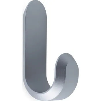 Věšák Normann Copenhagen, Nástěnné háčky Curve Mini stříbrné matné 2 ks - Formadore