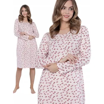 Dámská noční košile Leveza GELAZJA dámská košile noční - romantická jednoduchost, která okouzlí XL