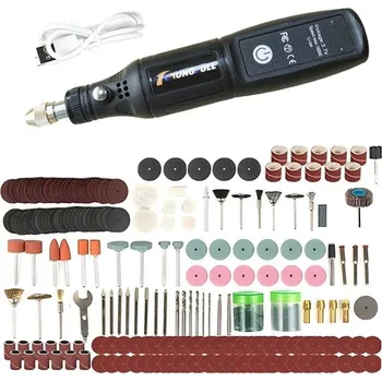 Sada nářadí Sada 361 ks Mini elektrická ruční gravírovací vrtačka USB akumulátorová 0,5–3,2 mm Na dřevo kov sklo