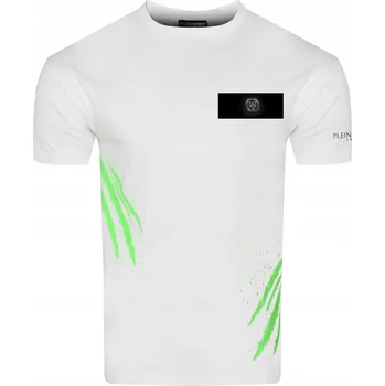 Pánské tričko Pánské Tričko PLEIN SPORT - PS25MTS02/01 BÍLÉ tričko BÍLÉ