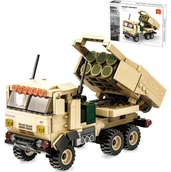 ostatní stavebnice Stavebnice Wange 3511 - Raketomet HIMARS, 443 dílků