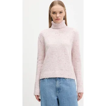 Dámský svetr Svetr s příměsí vlny Tommy Jeans DW0DW21687 růžová 03X, vel. S