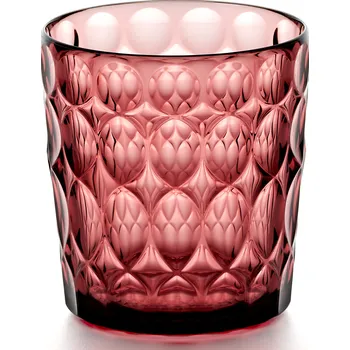 Sklenice Guzzini, Skleněný pohár Vanity N°1 nízký 360 ml fialovo-růžový - Formadore