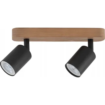 Kvadratový stropní reflektor TK-Lighting béžový, černý