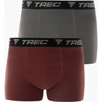 Pánské spodní prádlo TREC WEAR 2-BALENÍ PÁNSKÉ BOXERKY Bavlněné Pohodlné Šedé |vel XXXL