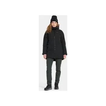 Dámská bunda Didriksons Marget W černá 505868-060 36; Černá parka + DÁREK DLE VÝBĚRU!